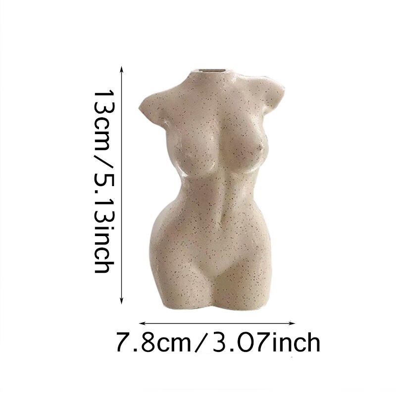 Moderne hars karakter sculptuur decoratie eenvoudig portret bloempot tuinieren plantenbak huisdecoratie benodigdheden: Geel