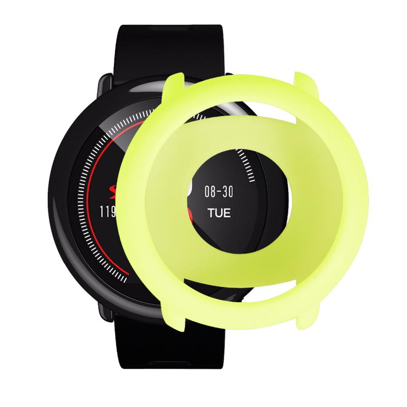 1pcs Case Cover Shell Silicone Frame Protective For Xiaomi Huami AMAZFIT Pace Watch Smart Watch Replacement Accessories