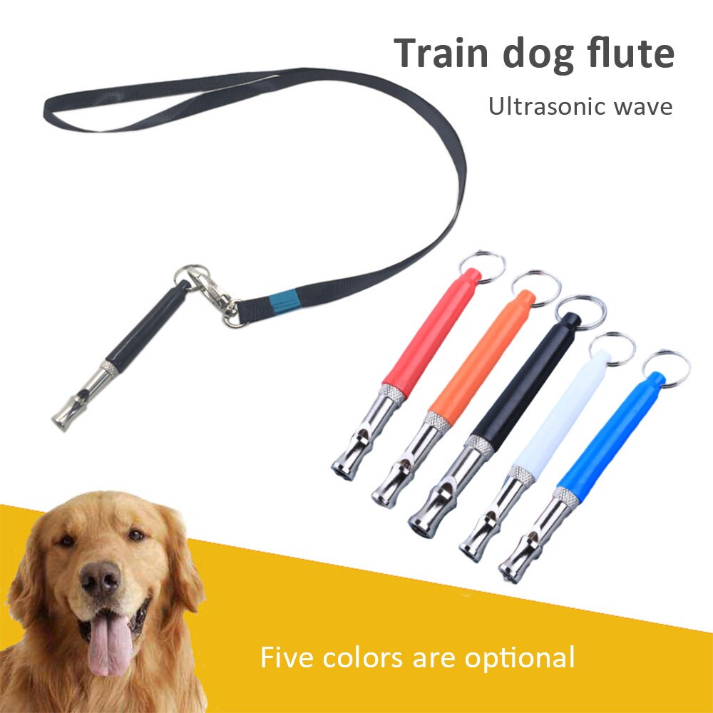 Dog Whistle Training Pet High Frequency Supersonic Whistle Stop Barking Control Dog Training Deterrent Whistle Puppy Adjustable