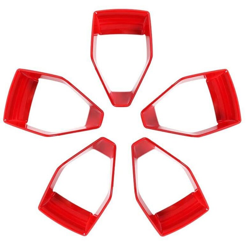 Cubierta de llanta de rueda para Suzuki Jimny, embellecedor de Marco deorativo, ABS, ,: Rojo
