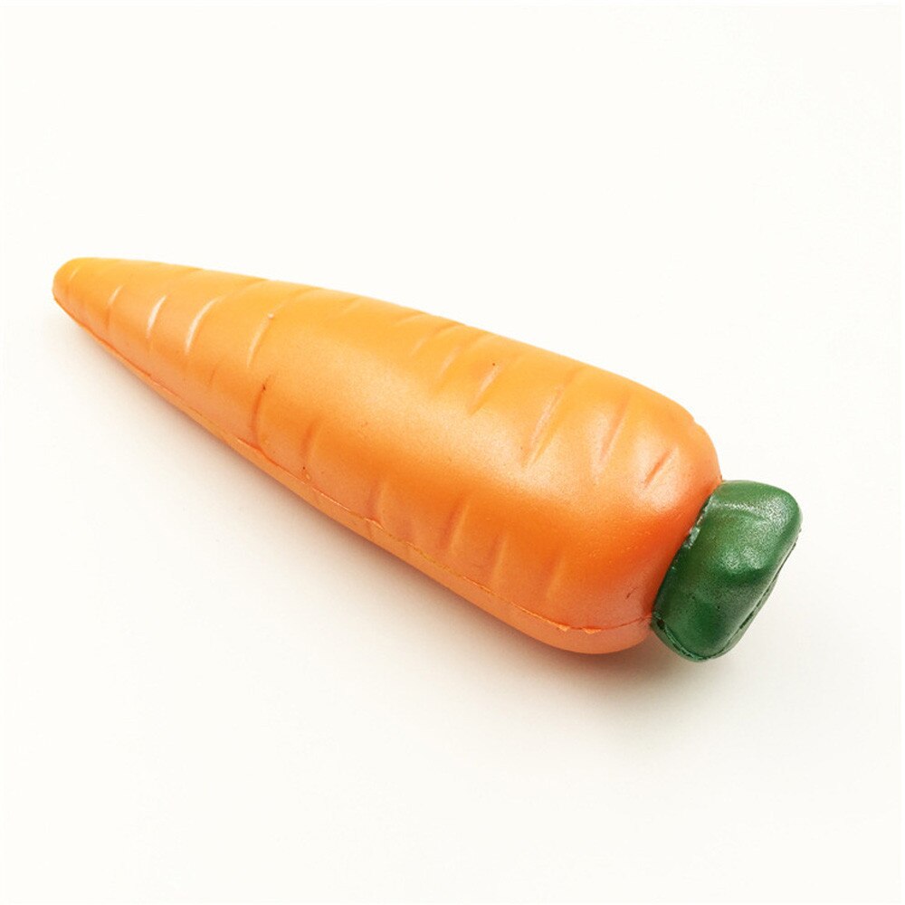 Simulation Carrot Slow Rising Stretch Toy Window Display Photography Props Kitchen Toy Figure Collection #A