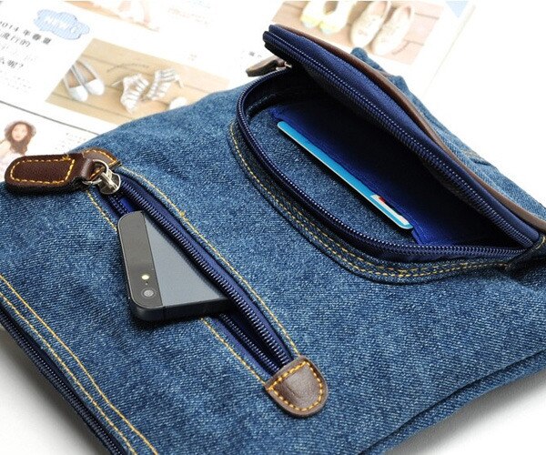 Blue Denim Handtas Kleine Handtas Voor Mannen Vrouwen Crossbody Zak Zomer Zakken Voor Vrouwen Daily Casual Crossbody Tassen