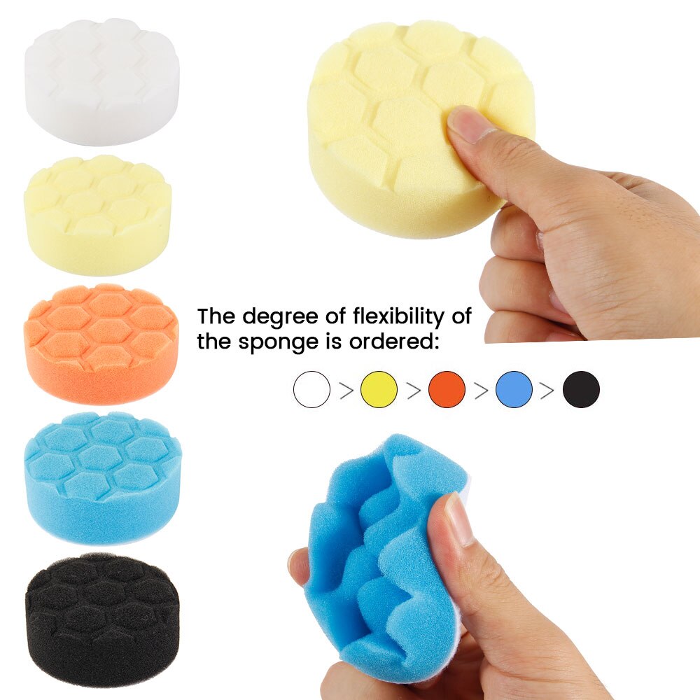 39Pc Auto Polijsten Kit Polijsten Spons Pad Auto Foam Polijsten Pad Set Auto Buffer Polijstmachine Polijsten Wax Afdichting glazuur