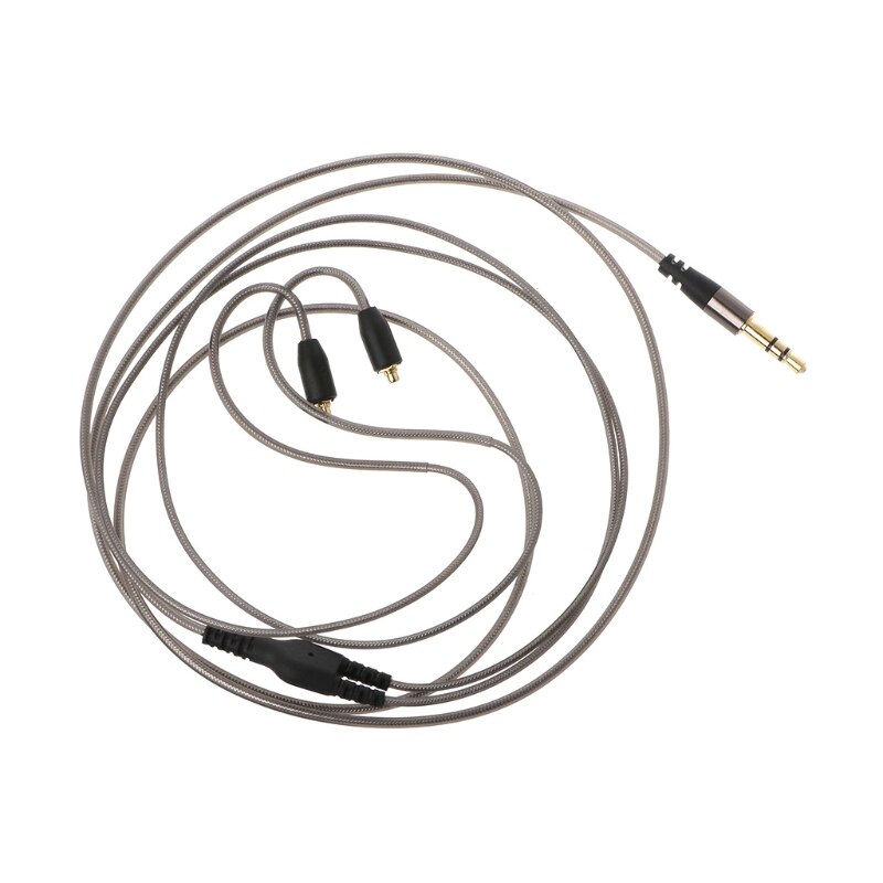 MMCX Cable for Shure SE215 SE315 SE535 SE846 Earphones Headphone Cables Cord for xiaomi iphone Android: gray