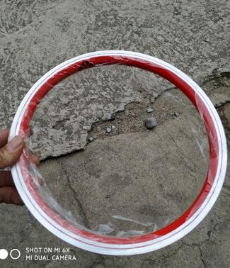 14 Inch Vouwfiets Velg Double-Layer Aluminium Velg 14*1.5 Fiets Velg 20 Gat: red