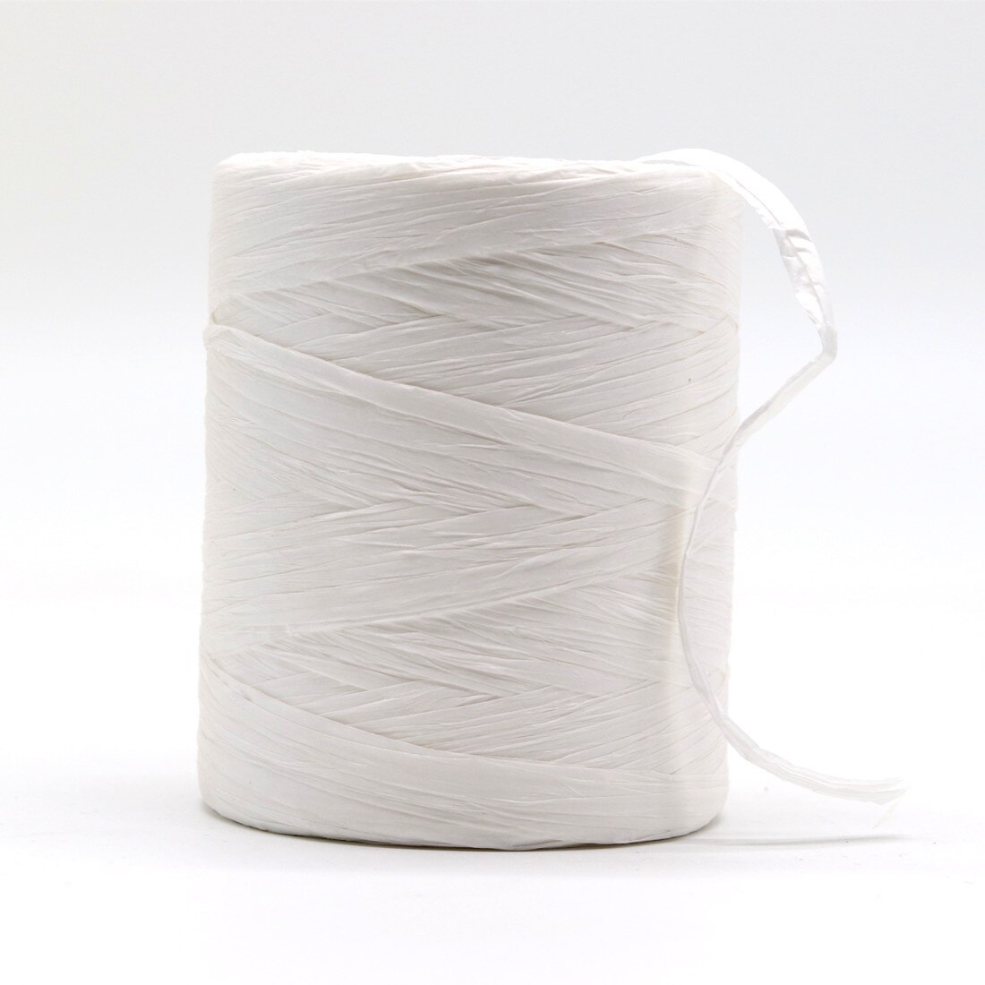 180 M/Roll Raffia Touw Garen Biologische Stro Garen Voor Breien Zomer Hoeden Tassen Geschenkdoos Verpakking Inpakpapier twijn Rope: white