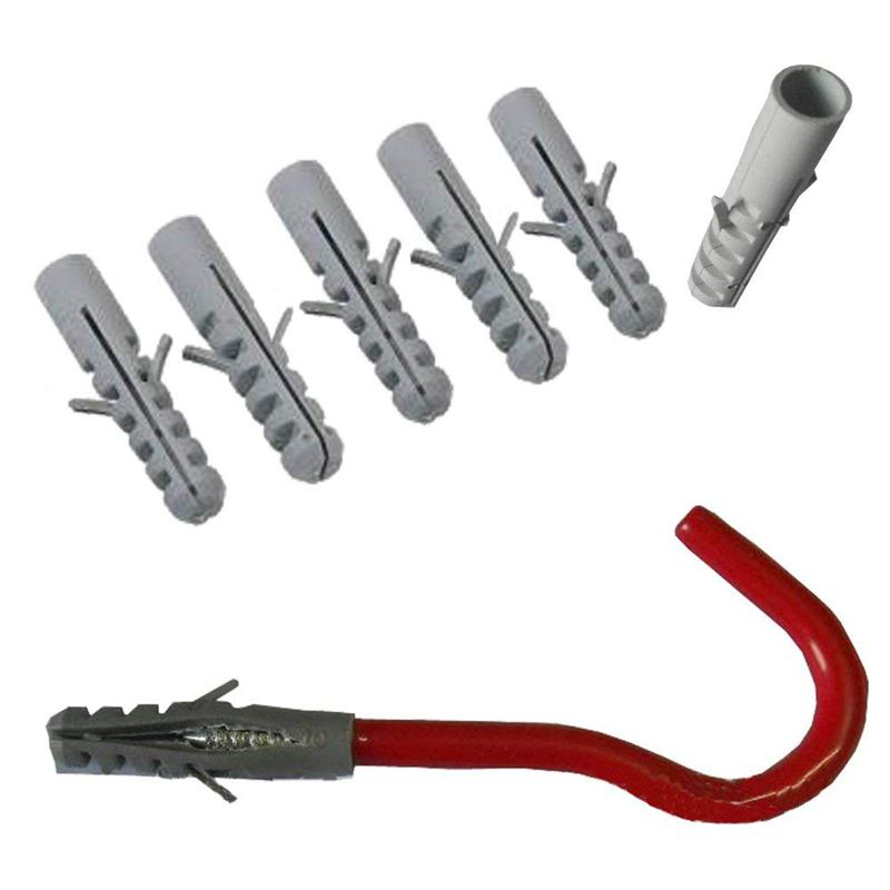 Bike Hooks,Heavy Duty Bicycle Storage Hooks Set,Screw-in Utility Storage Hangers Shed Garage Garden Hook Plastic Coated for Wall