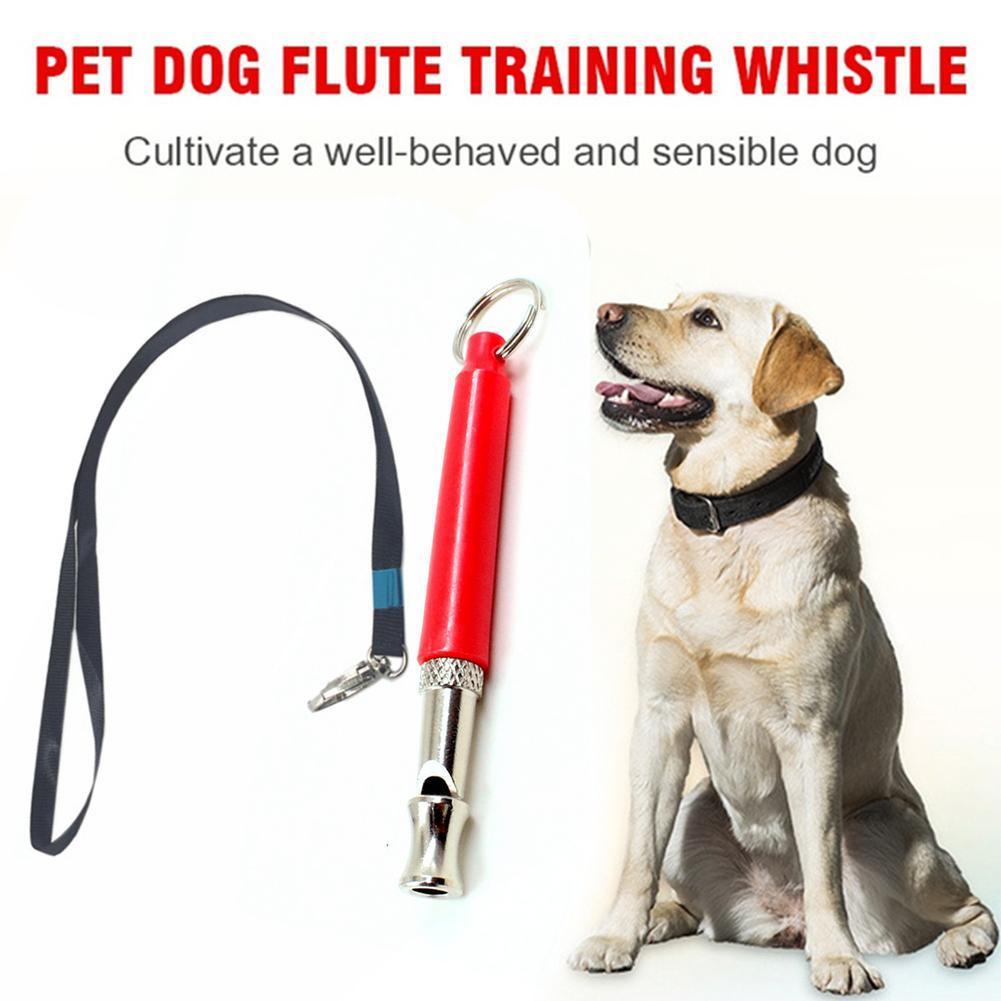 1pcs Black Two-tone Ultrasonic Flute Dog Whistles For Training Accessories Whistle Whistle Sound Pet Dog Puppy Obedience G0D9