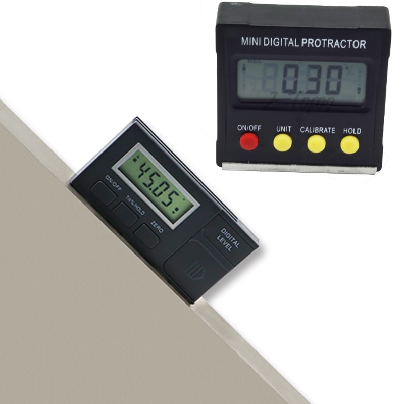 360 Graden Mini Digitale Gradenboog Inclinometer Elektronische Niveau Doos Magnetische Base Meetinstrumenten