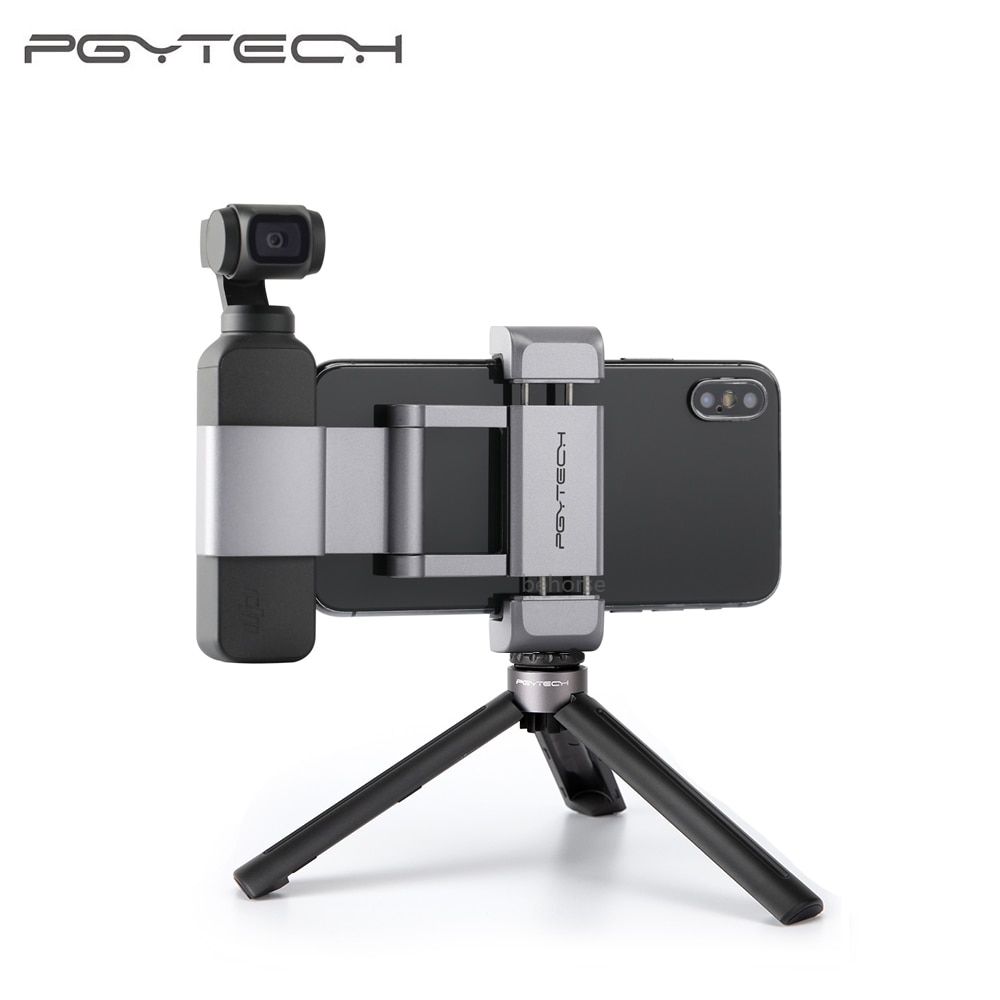Soporte para teléfono PGYTECH DJI POCKET 2, adaptador de montaje para trípode, palo Selfie para Osmo Pocket, accesorios de cardán de mano, 5 opciones