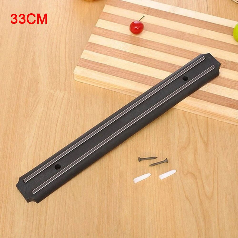 Strong Magnetic Wall Mounted Kitchen Knife Holder Magnet Bar Display rack knives storage knife block 33-55cm knife holder: 33cm