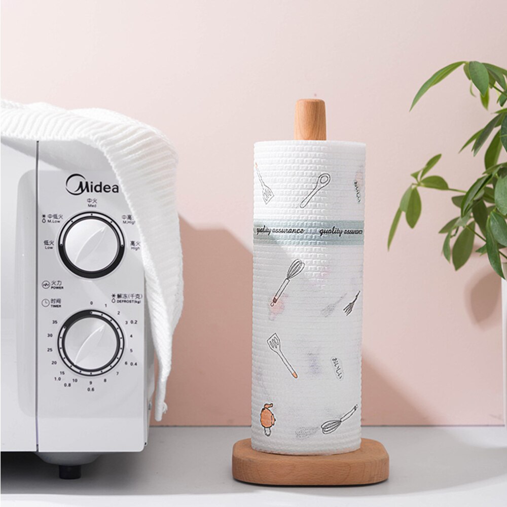 1 Roll of Dish Cloth Kitchen Dry and Wet Use Wipes Napkins Cleaning Cloth Dishcloth