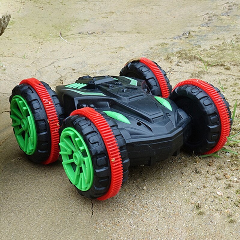 Amphibien Fernbedienung Doppel-Seitige Fahrzeug vier-Rad Antrieb aus-Straße Kunststück Dumper freundlicher Spielzeug Auto
