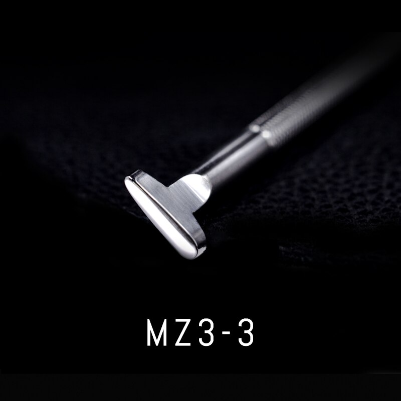 Sozo MZ3 Leer Werk Stempelen Tool Thumbprint Glad In Sheridan Zadel Maken Carving Postzegels 304 Rvs: MZ3-3