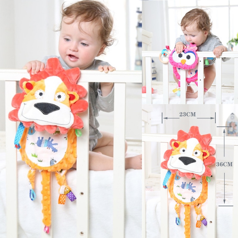 Baby Baby Animal Kalmeren Sussen Handdoek Zachte Pluche Troostende Pacificeren Handdoek Sussen Handdoek Dekentje Rustgevende Handdoek Baby Speelgoed Pop