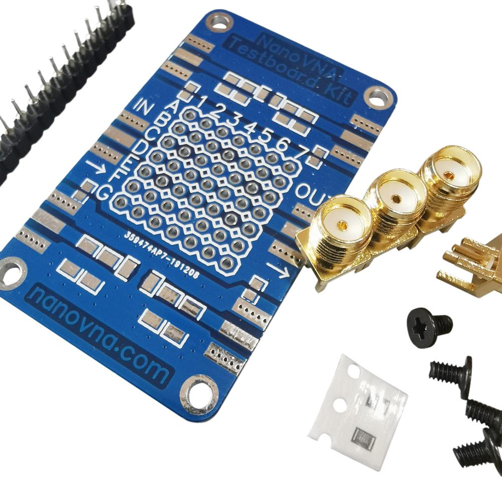 NanoVNA Testboard Kit VNA Test Demo Board Durable Accurate Network Analysis Test Board Demo Board Filter Attenuator