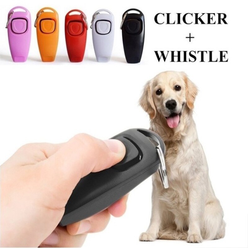 Two together 1 dog training ring pet ring piece + whistle training dog whistle with key chain