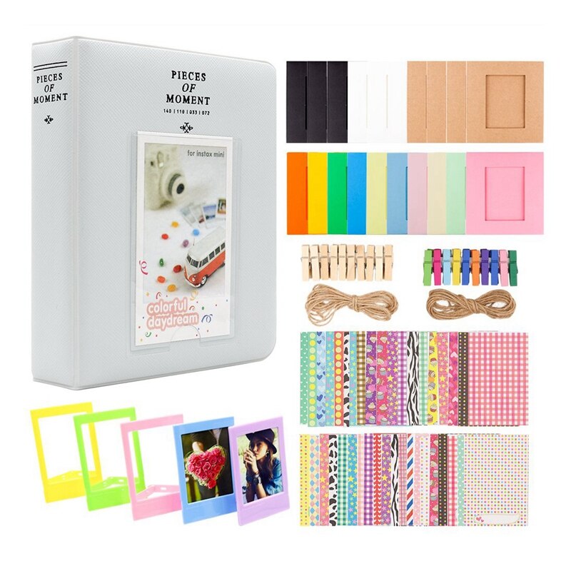 for Fujifilm Instax Mini Camera, for Polaroid 3 Inch Photo Album Sticker Color Photo FrameSnap, Z2300, SocialMatic Instant Camer: Default Title