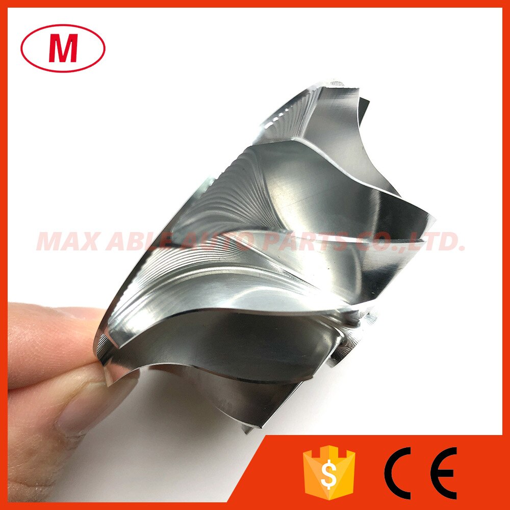 GT15-25 737689-0001 43.40/56.03mm 11 + 0 ostrza wysoki wydajność turbosprężarka frezowanie/wirnik turbiny z kęsa dla 757608-0001/761399-0001