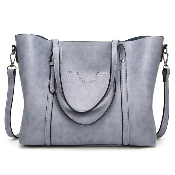 ALCEVR Luxe Handtassen vrouwen tassen Outlet Tote schoudertassen voor Zacht Leer Hoge Capaciteit Vintage Handtas Beroemde: Light-blue