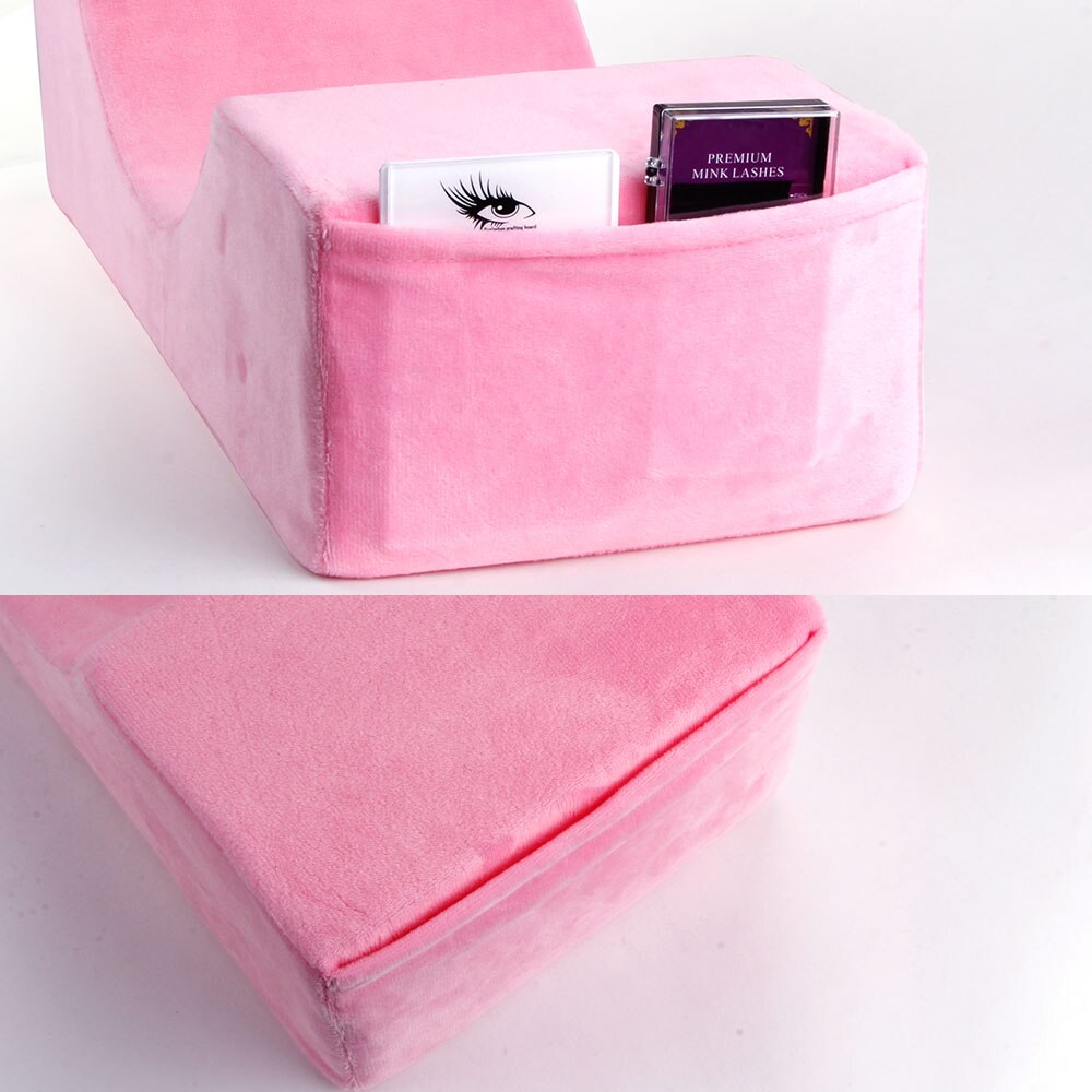 Neck Lash Pillow Eyelash Extension Bed Cover Sheets Grafting Lashes Eyelashes Extension Memory Foam Beauty Salon Makeup Tools