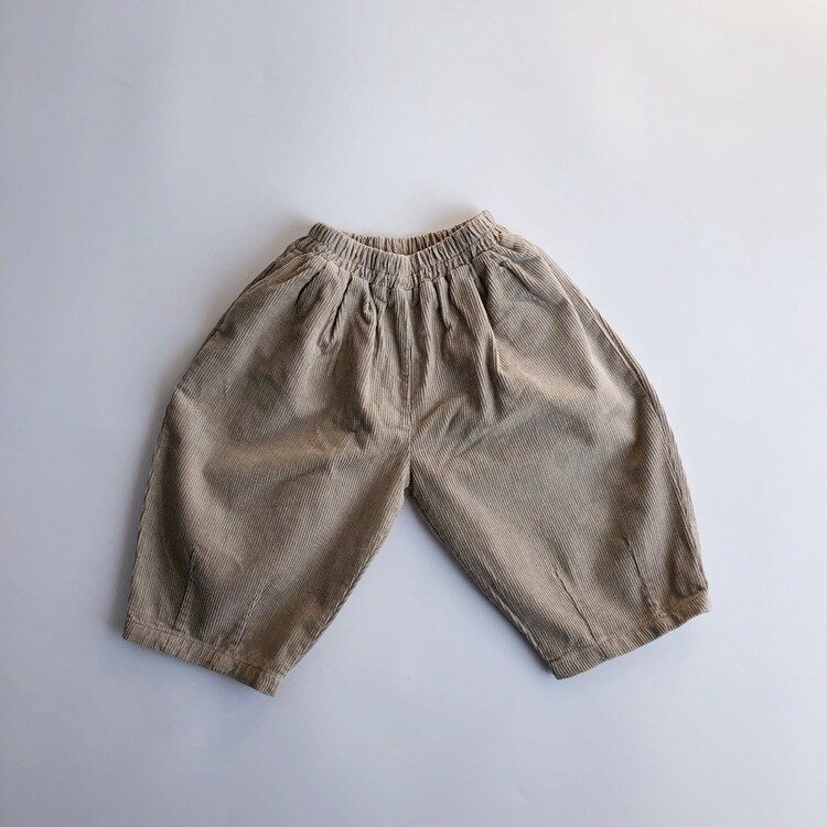 Ins Mode Kinderen Broek Herfst Winter Jongens Kinderen Broek Corduroy Broek Kinderen Kleding: green / 8T
