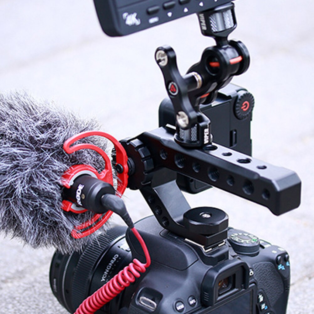 Photography Aluminum Alloy Mount Accessories Adapter Ergonomic Practical Camera Top Shoe Handle Universal Portable