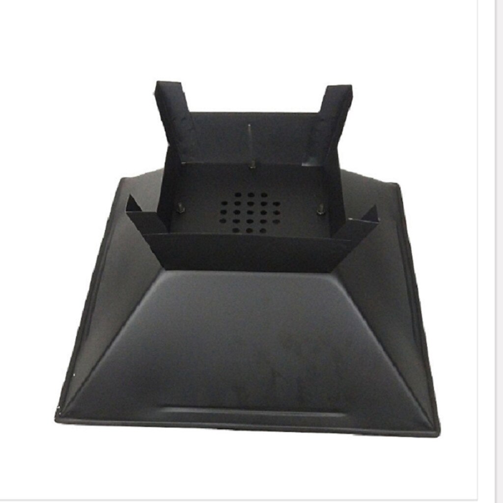 40#  utendørs firepit-steelbbq grille holdbart stål til bakgårdshage beachescamping bærbar enkel grille