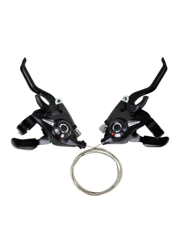 Mountain Bike Shifter Set EF51-7 /EF51-8 Bicycle Shifters Set Aluminum Alloy 3x7/3x8 Speed Shifter Bike Accessories