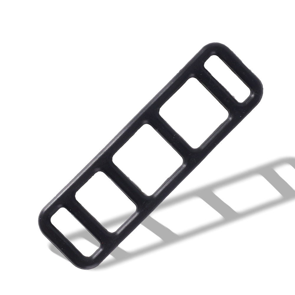 Correa elástica de silicona para grabadora de conducción de automóviles, vendaje fijo para espejo retrovisor, fijación DVR, accesorios de correas de goma: Gris oscuro