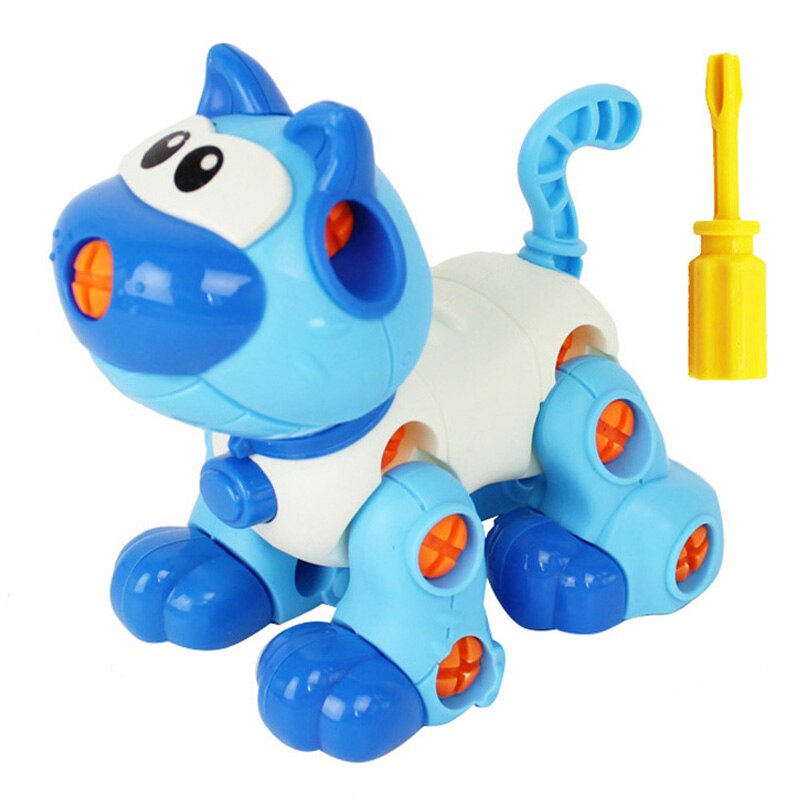 Babearly-rompecabezas 3d de plástico para niños, juguete educativo para desmontaje de moto, chico