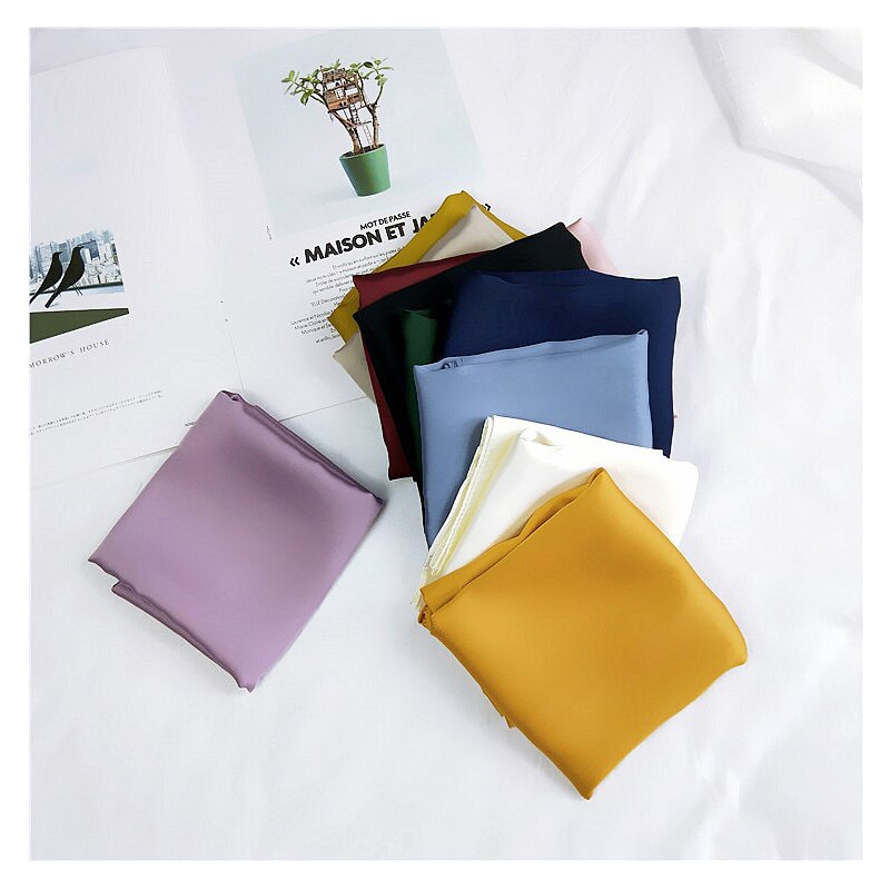 Écharpe en Satin pour femmes | Foulard cheveux kerchef, couleur unie, foulard cheveux, mouchoir, petites écharpes de cou, femmes 70cm, Scaves de bandeau pour dames