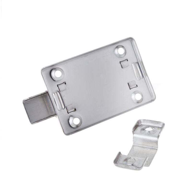 Stainless Steel Spring Latch Slide Door Lock Security Gate Barrel Bolt Padlock 964E