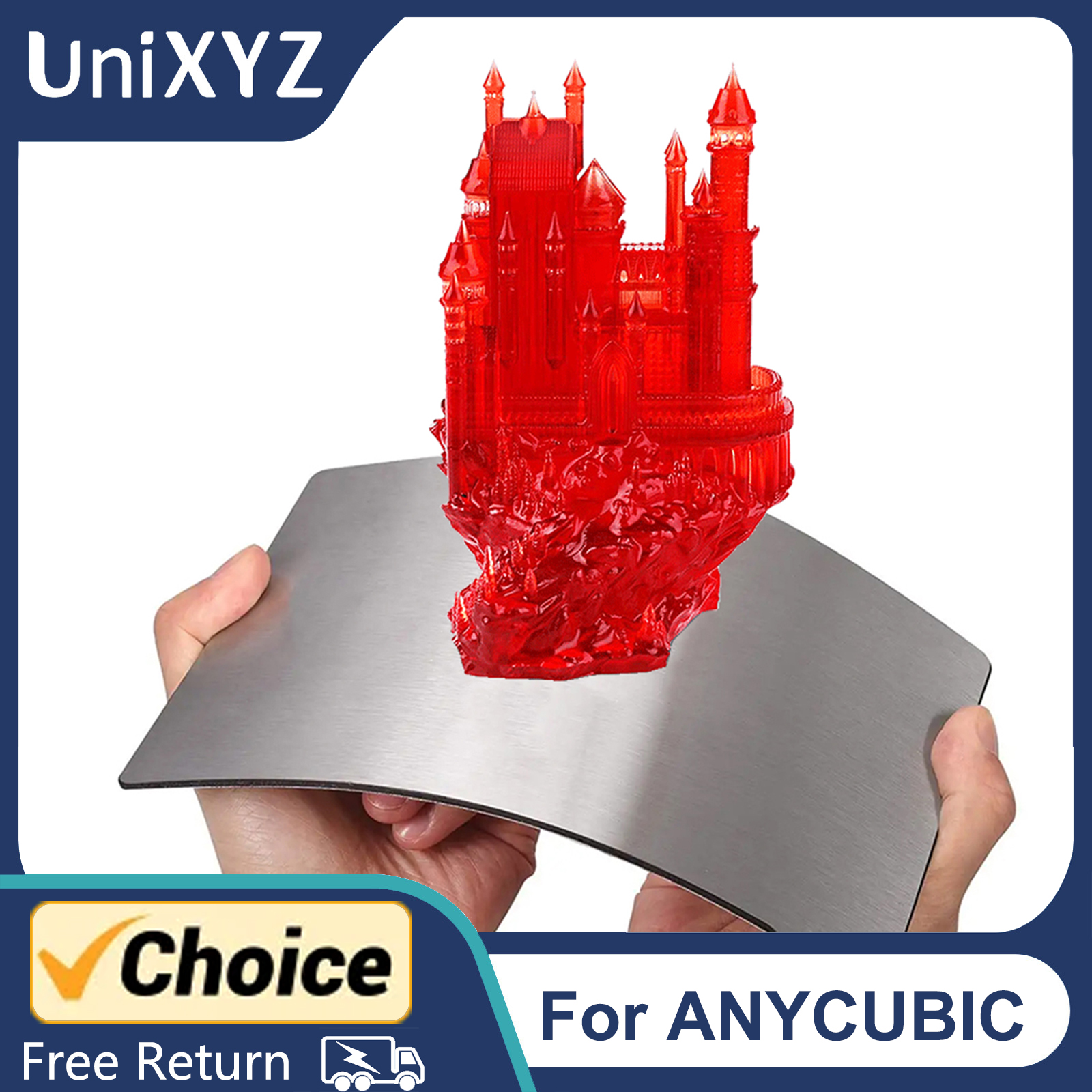 Bauplatte in voller Größe für Anycubic Photon Mono 4 Ultra SE 4K X 6K 6KS X2, Photon M3 Plus Max M5 M5S M7 Pro Max SLA-Harzdrucker