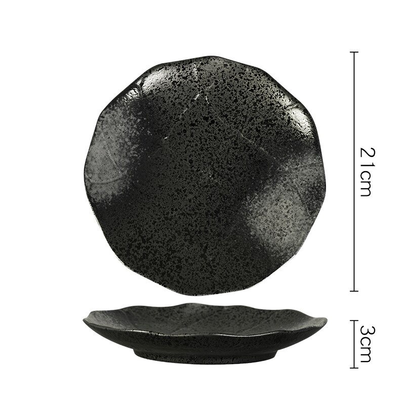 Japanese Style Plate Set Microwaveable Dinner Salad Ceramic Restaurant Plate Aesthetic Food Pratos De Jantar Tableware GTJ50: style9