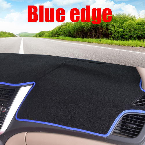 Auto dashboard covers mat voor Geely Emgrand EC7 jaar linksgestuurde dashmat pad dash cover auto dashboard accessoires: Blauw