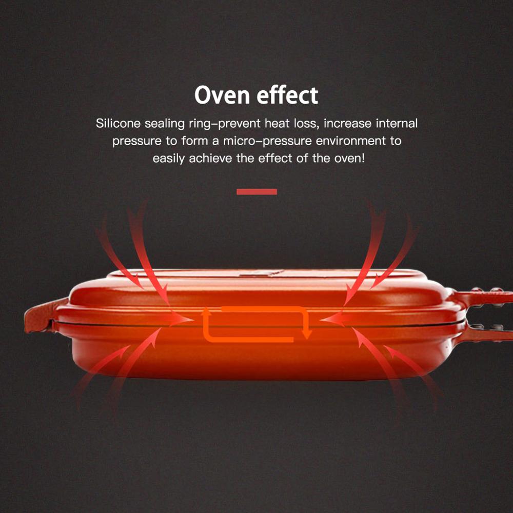 32cm/28cm Frying Pan Non-stick Double-sided Barbecue Cooking Tool For Home Diy Grill Fry Steak Cooking Pancake Tool Kitchen Pan