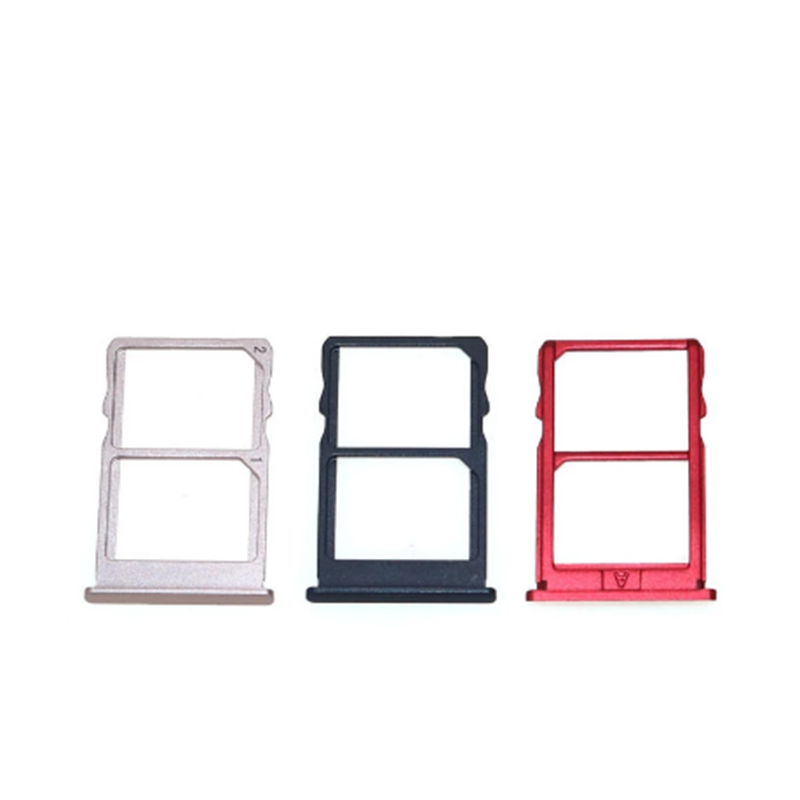 Support de lecteur pour Meizu Pro 6 Pro 7 Plus, support de fente SD double plateau de carte SIM: Pro 7 7 Plus Red