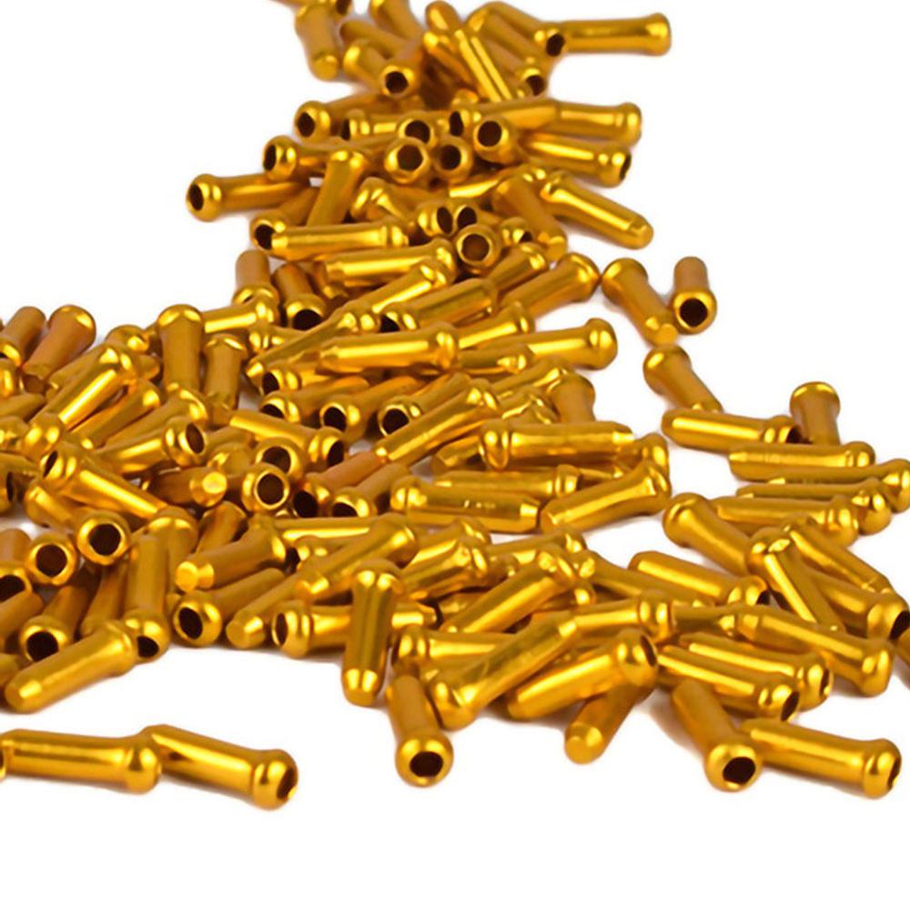 50Pcs Fiets Versnellingspook Core Cap Brake Draad End Core Cap Inner Sleeve Gear Shift Brake Cable Core Cap aluminium Anode