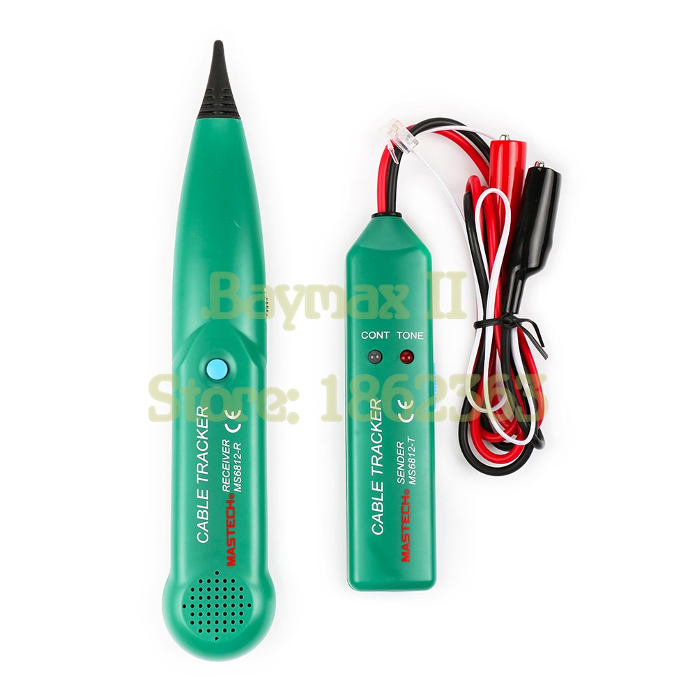 MASTECH MS6812 LAN Network Cable Tester for UTP STP Cat5 Cat5E Cat6 Cat6E RJ45 RJ11 Telephone Wire Tracker Tracer