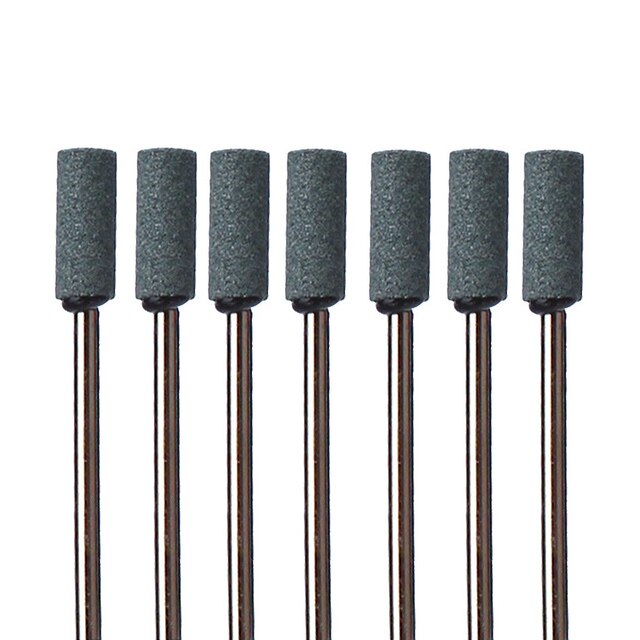 7Pc Keramische Steen Nail Boor Frezen Cuticle Schoon Bramen Polijsten Nagelvijlen Pedicure Tool Combinatie Accessoires: 8