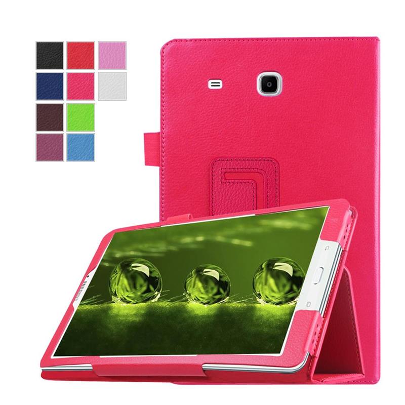 XSKEMP Ultra Slim Shockproof Kickstand Folding PU Leather Flip Case Cover Skin For Lenovo Tab E7 7.0 TB-7104F/N With Pen Stylus: Rose