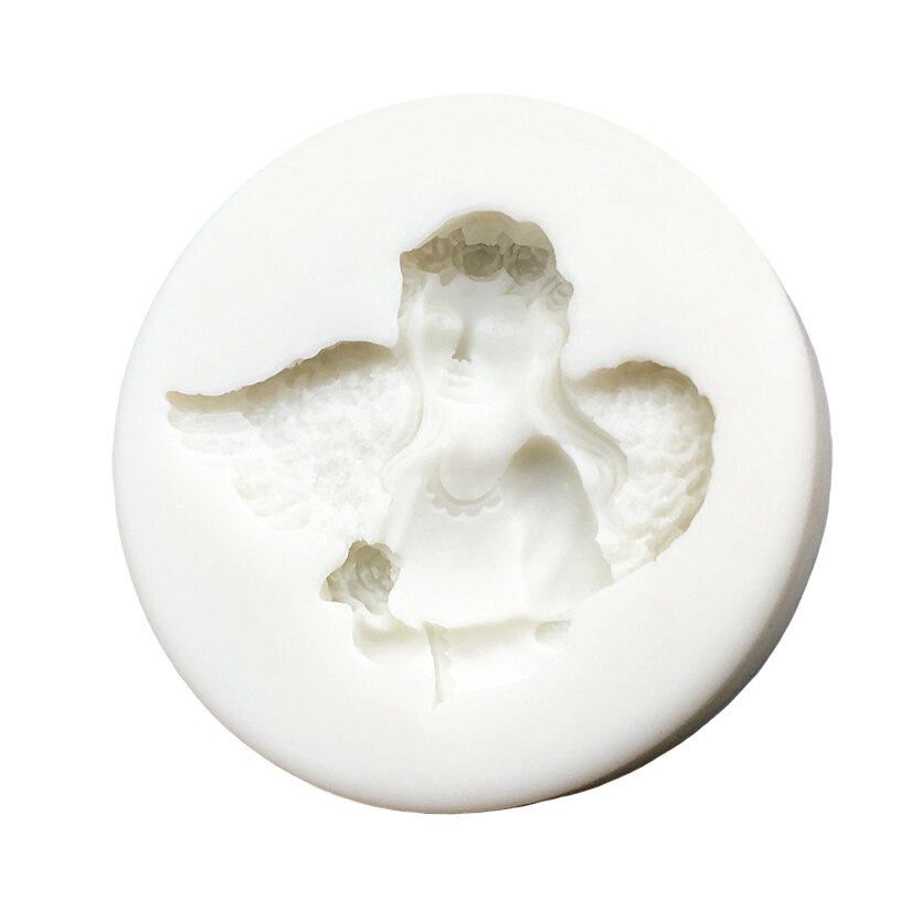 Garland Angel Meisje Siliconen Cake Bakvorm Sugarcraft Chocolade Cupcake Fondant Cake Decorating Gereedschap