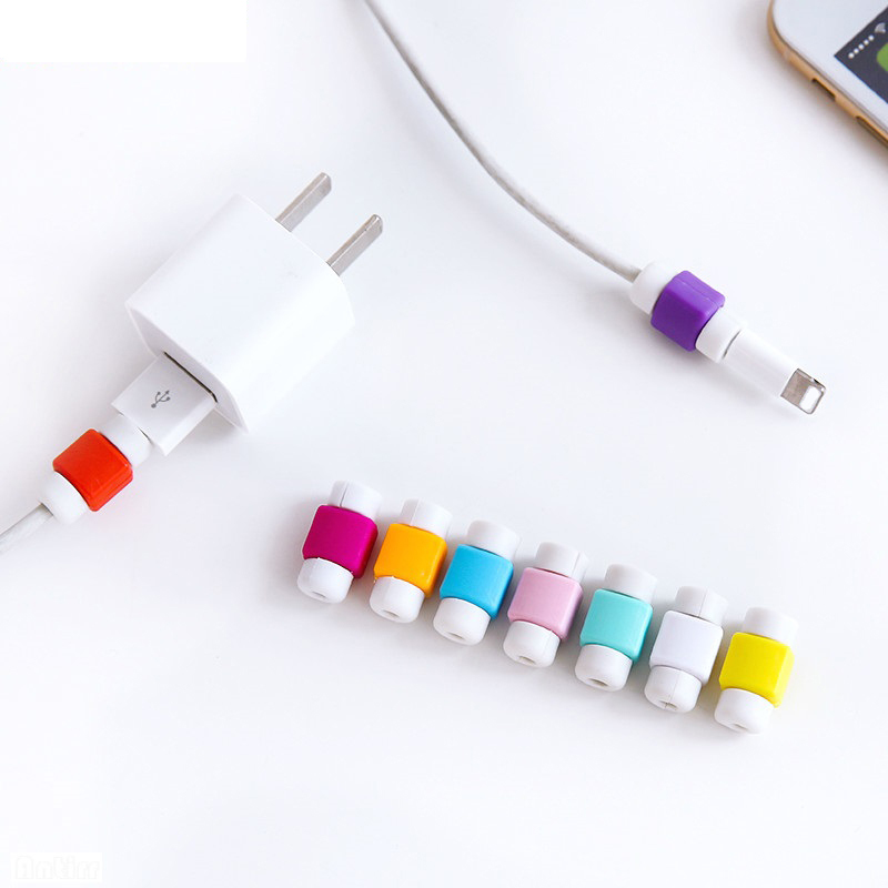 Protecteur de câble USB en Silicone, housse de Protection pour fil d&#39;écouteur, chargeur de données, pour Apple iphone Samsung