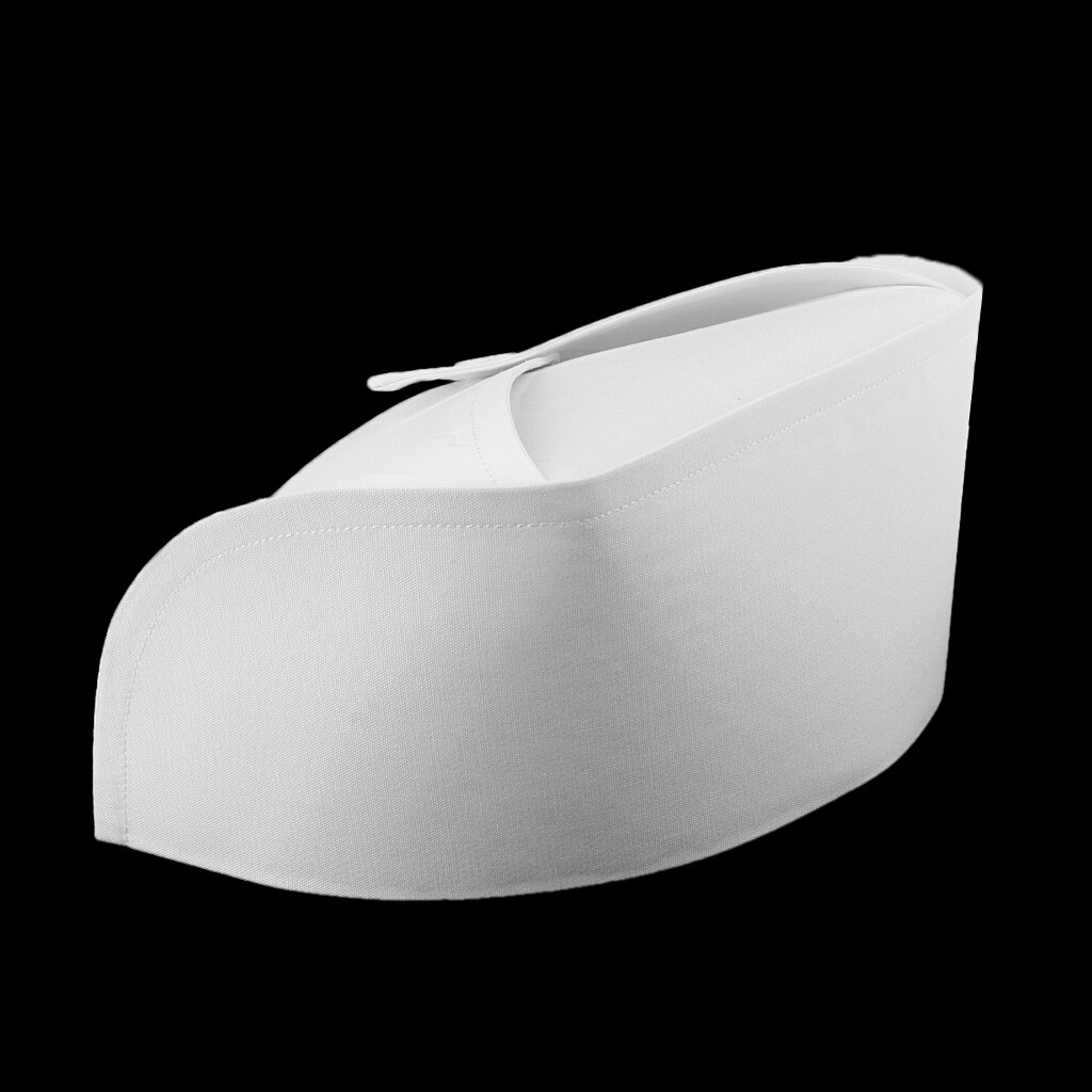 Women Nurse Hat Cap Brim Emergency Room Ambulance Costume Vintage style: White (Thick)