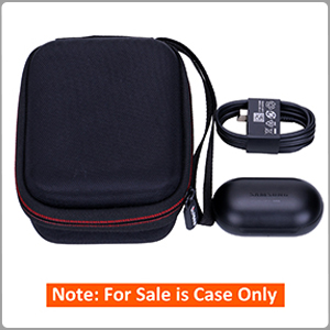 LTGEM EVA Black Carrying Hard Case for Samsung Galaxy Buds Bluetooth True Wireless Earbuds: Default Title