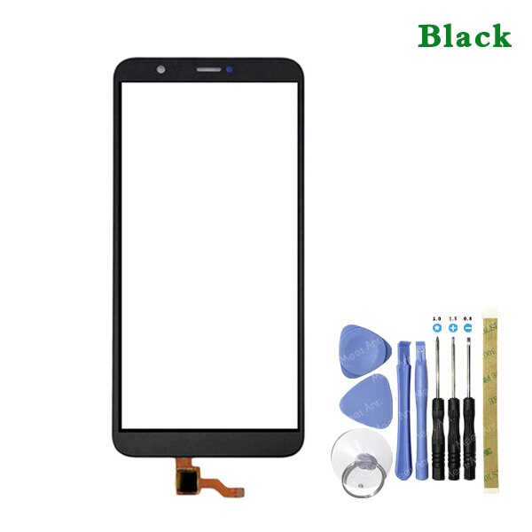 5.65 &#39;&#39;per Huawei P Smart Godere 7S FIG-LX1 FIG-LX2 FIG-LX3 FIG-LA1 Sensore di Tocco Digitale Dello Schermo Esterno Obiettivo di Vetro pannello: Black With Tool