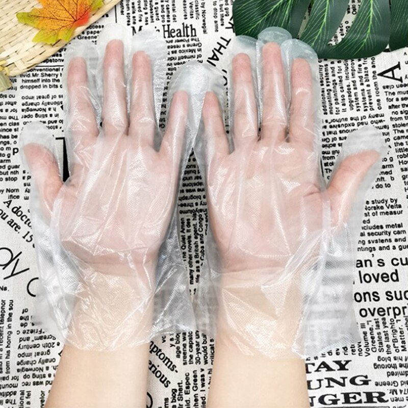 100Pcs Milieuvriendelijke Wegwerp Handschoenen Tuin Huishouden Keuken Restaurant Bbq Helder Multi-Functionele Handschoenen Food Grade