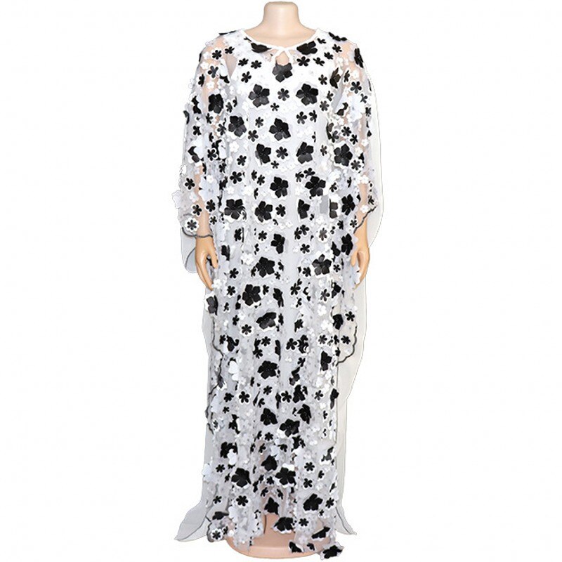 2 Delige Set Stijl Klassieke Afrikaanse Vrouwen Dashiki Mode Losse Borduren Lange Jurk Afrikaanse Jurk Voor Vrouwen Afrikaanse Kleding: Black