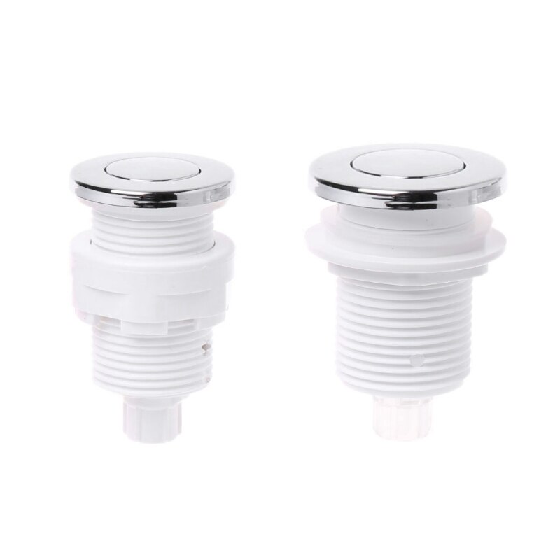 On Off Push Air Switch Button 28mm/32mm For Bathtub Spa Waste Garbage Disposal Whirlpool Pneumatic Switch